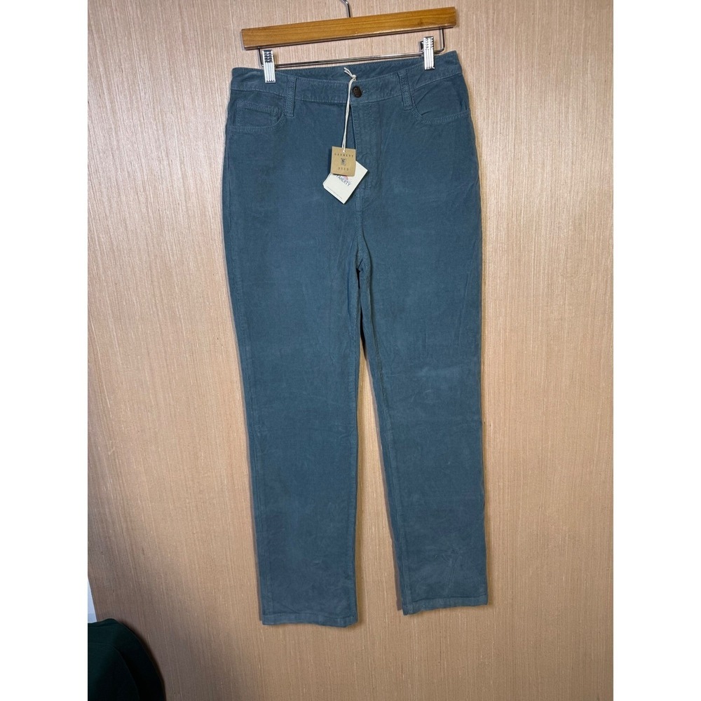 Faherty Stretch Cord Julianne Pants‎ Size 30 Womens Corduroy Blue Jeans